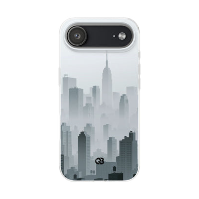 Grey Lite Phone Case for iPhone - Steel Mist Skyline