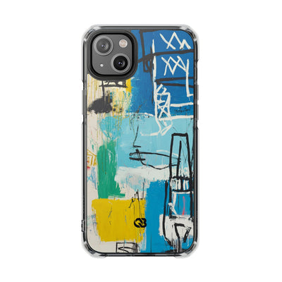 Azure Urban Scribble · Impact Custodia per iPhone · Magsafe