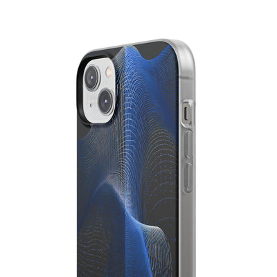 Blue Lite Phone Case for iPhone - Electric Blue Flux