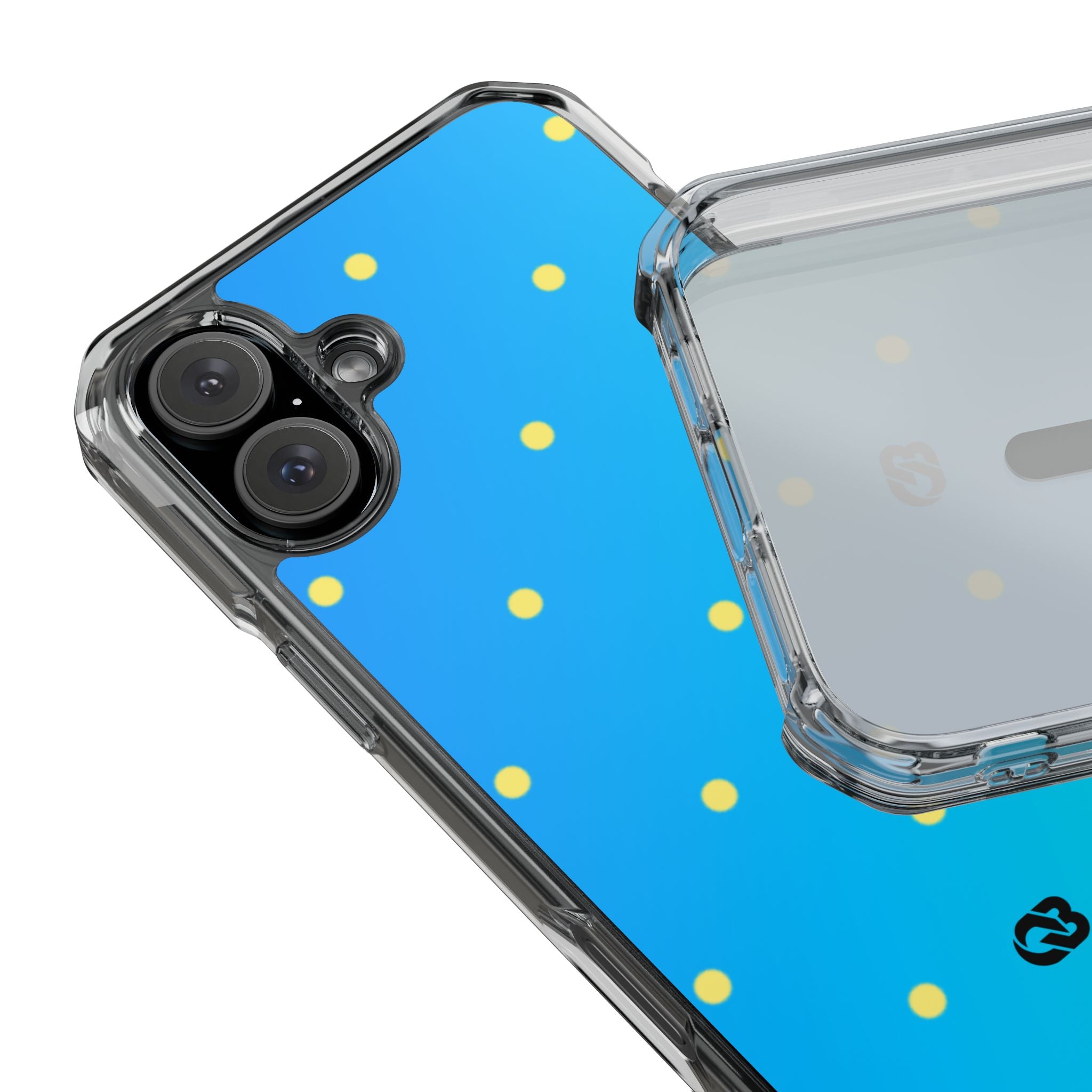 Cyan Sun Dots · Impact Θήκη για iPhone · Magsafe