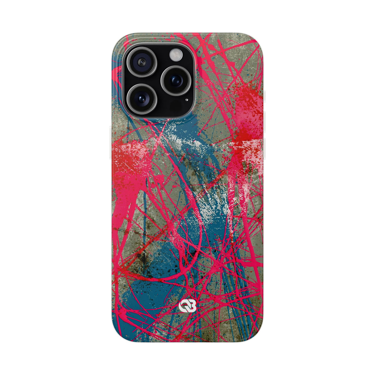 Neon Static Drip · Lite Phone Case for iPhone ·  Pink