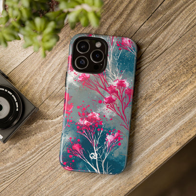 Cyber Blossom · Tough Phone Case for iPhone · Teal