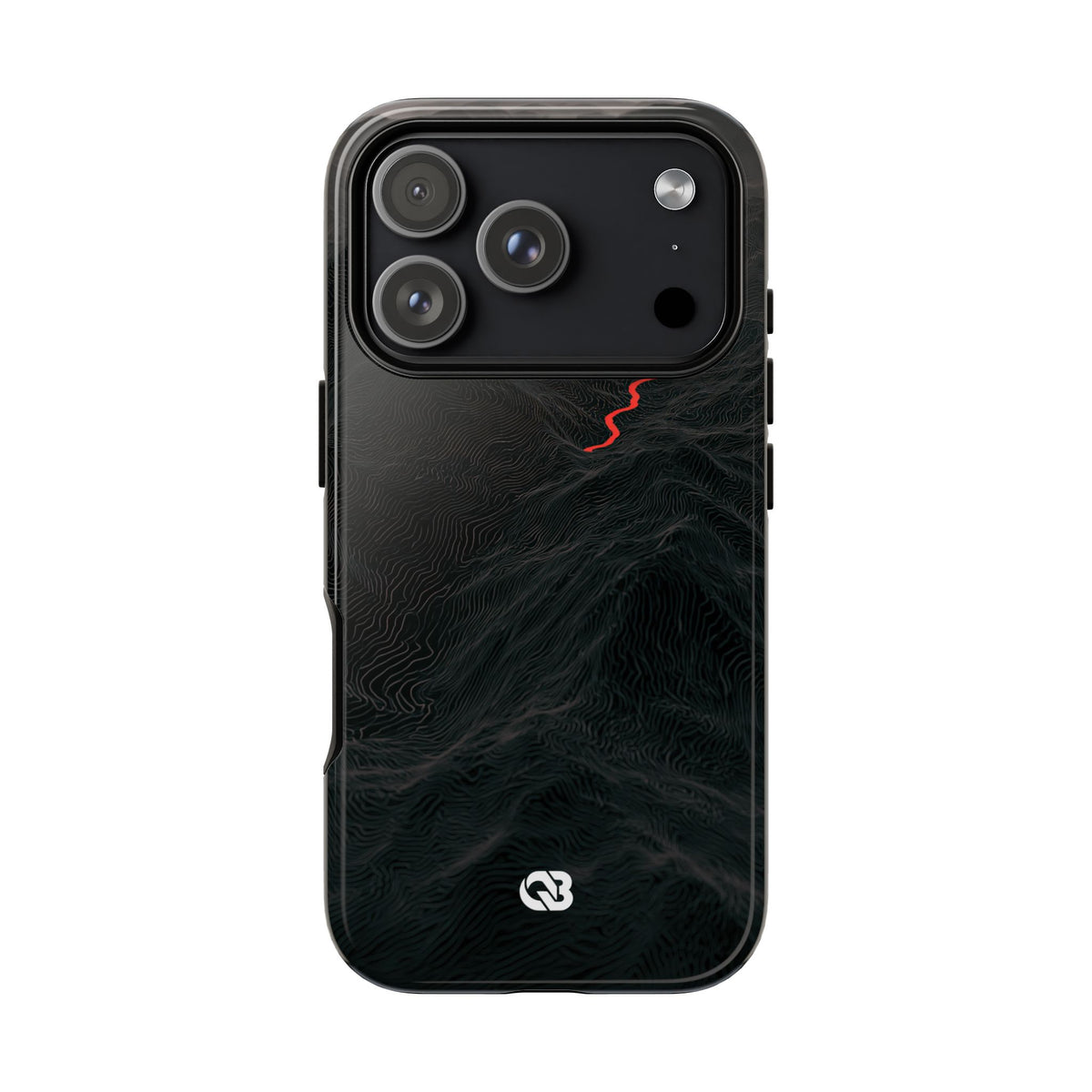 Crimson Ridge Pass · Tough Phone Case for iPhone · Black