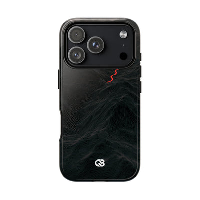 Crimson Ridge Pass · Tough Phone Case for iPhone · Black