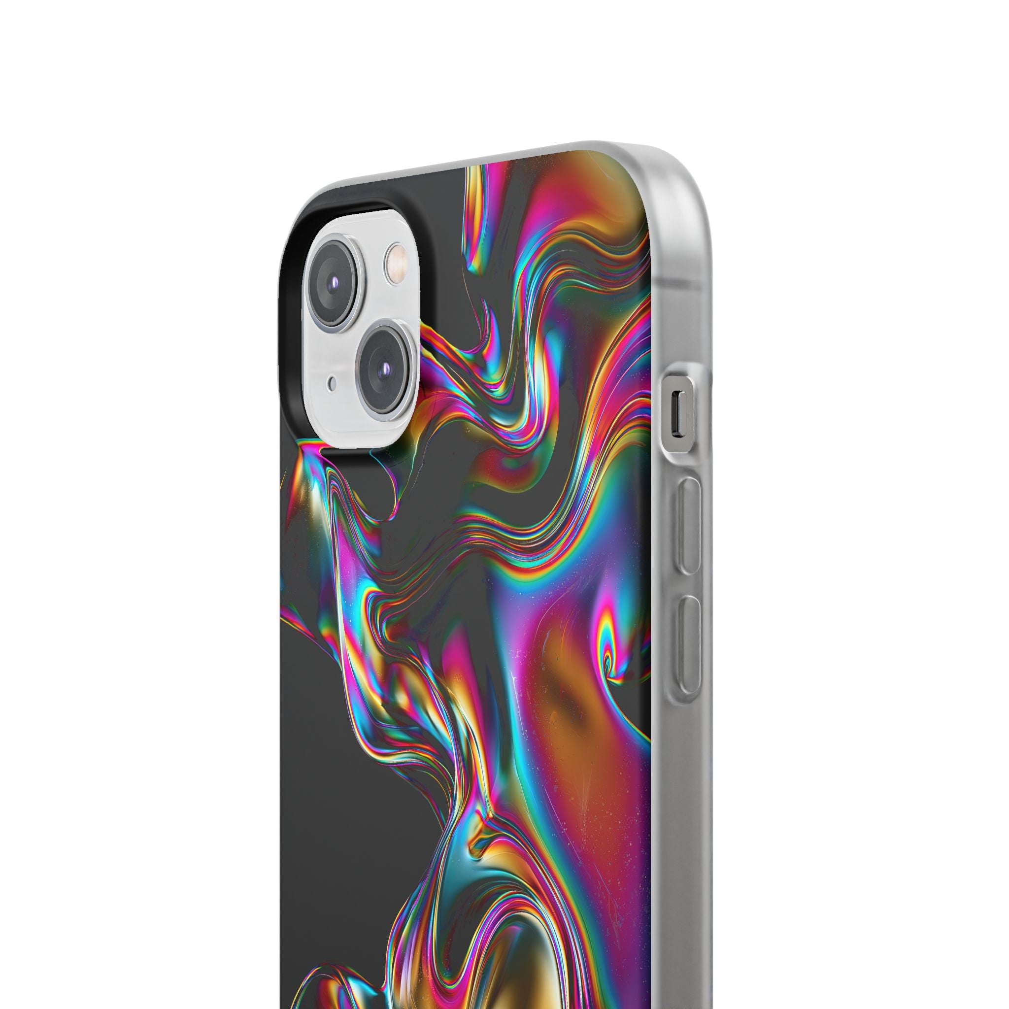 Purple Lite Phone Case for iPhone - Liquid Neon Chrome