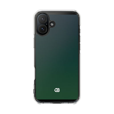 Deep Forest Nocturne · Clear Impact Magnetic Phone Case for iPhone · Green