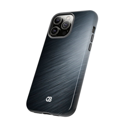 Brushed Obsidian Steel · Tough Phone Case for iPhone · Grey