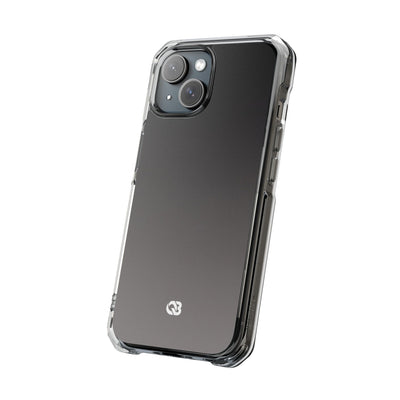 Obsidian Fade · Clear Impact Magnetic Phone Case for iPhone ·  Black