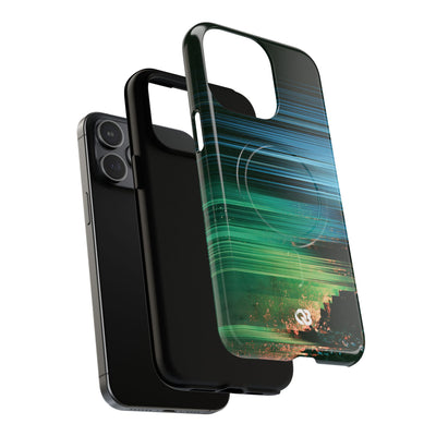 Digital Shoreline Drift · Tough 2.0 Magnetic Phone Case for iPhone · Teal