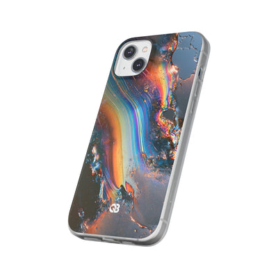 Prismatic Aura Flow · Lite Phone Case for iPhone ·  Blue