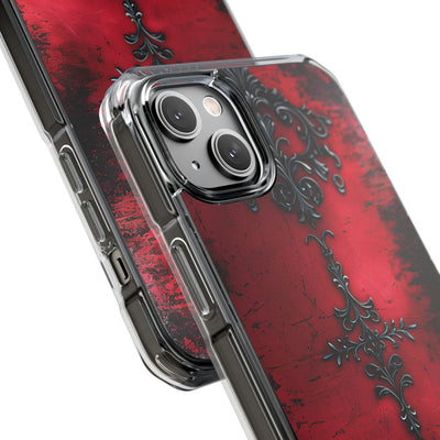 Crimson Gothic Filigree · Impact Phone Case for iPhone · Magsafe