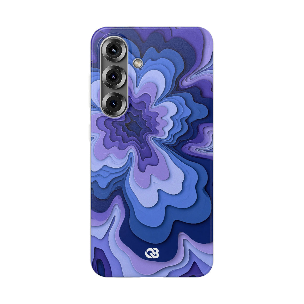 Periwinkle Strata Bloom · Lite Phone Case for Samsung · Purple