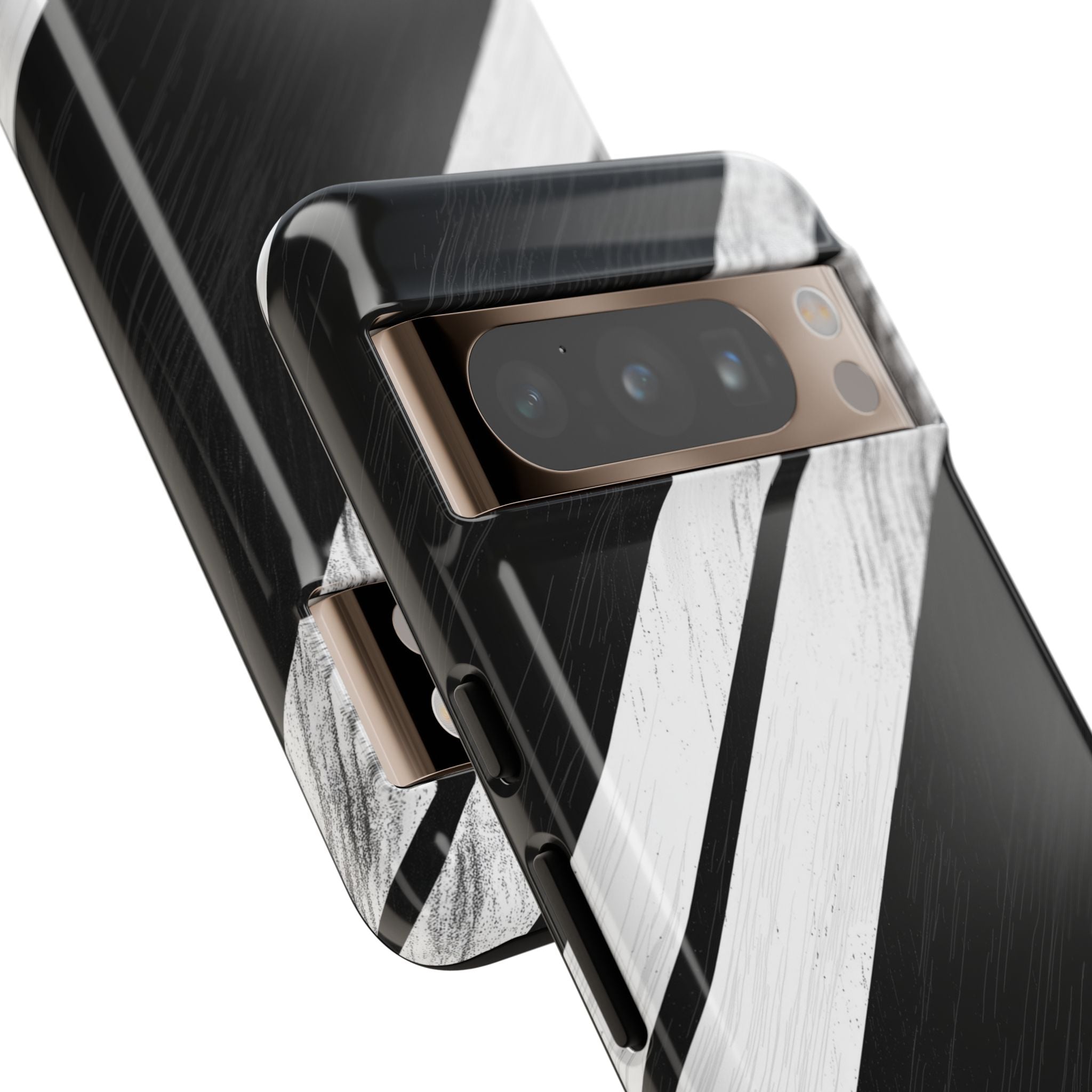 Distressed Stripe Motion Google Pixel 8 Pro Case - Tough