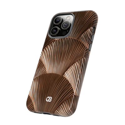 Rose Gilded Fan · Tough Phone Case for iPhone · Gold