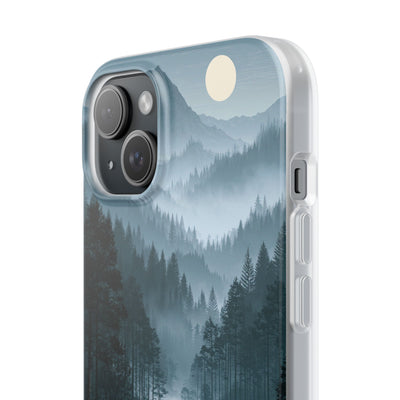 Silent Nordic Fjord · Lite Phone Case for iPhone ·  Blue