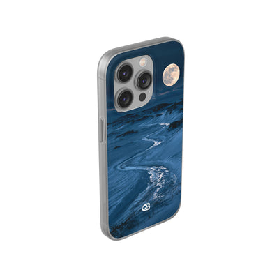 Arctic Moon Drift · Lite Phone Case for iPhone ·  Blue