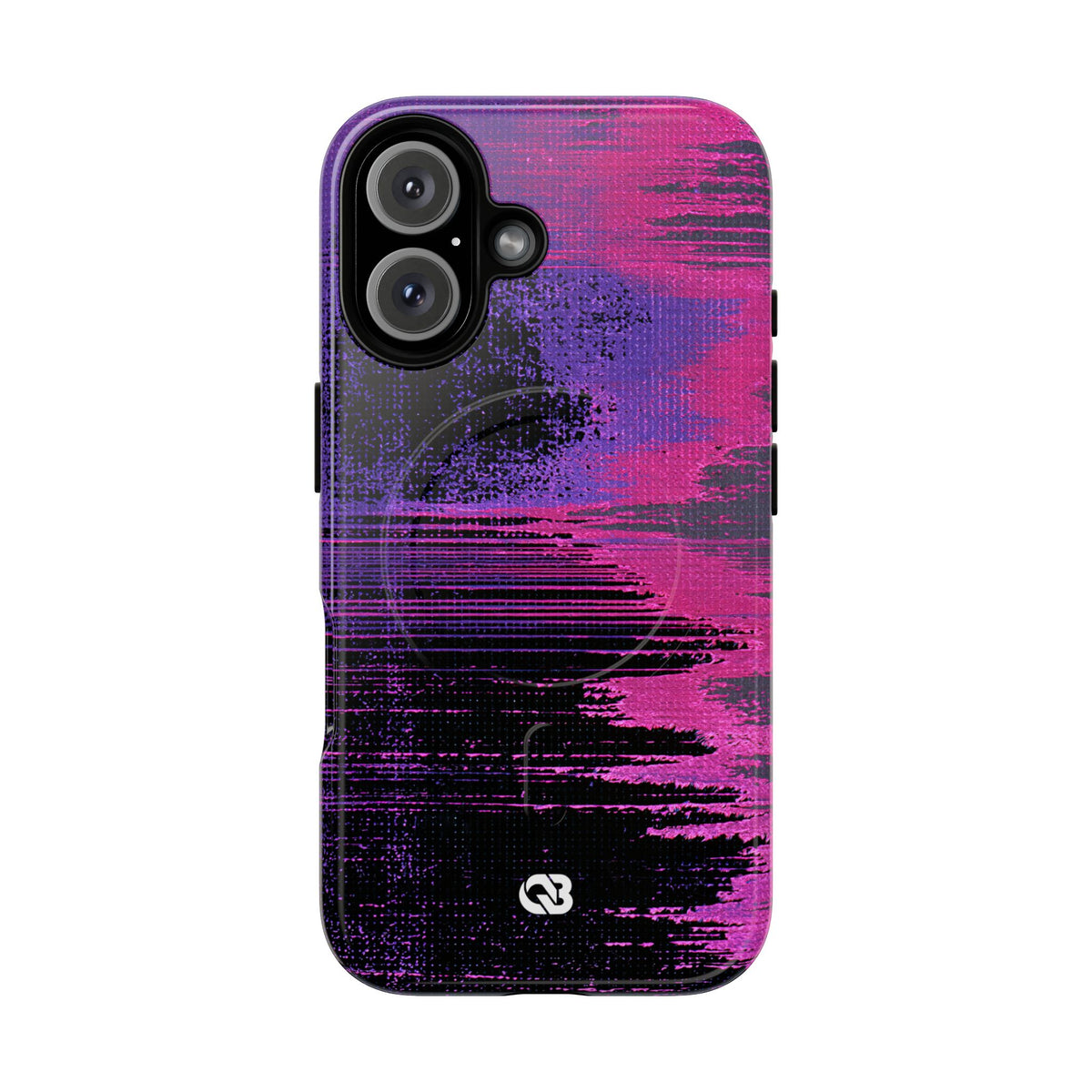 Neon Signal Shift · Tough 2.0 Magnetic Phone Case for iPhone · Purple