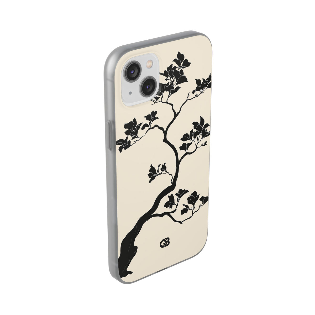 Ebony Magnolia · Lite Phone Case for iPhone ·  Beige