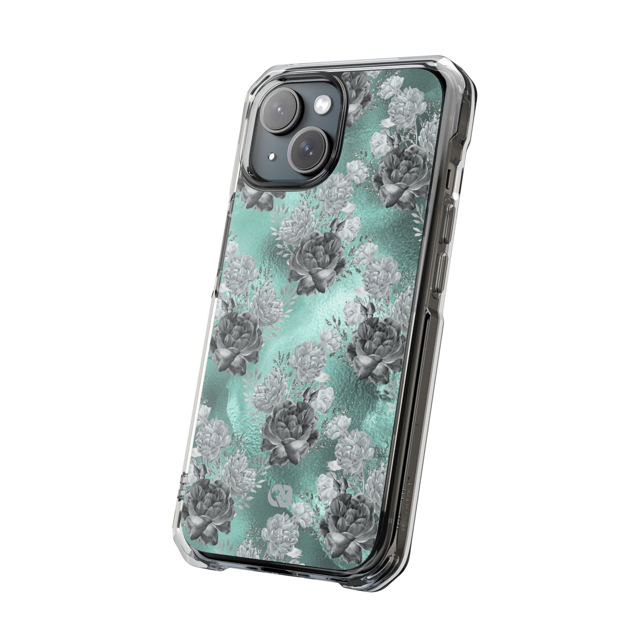 Frost Mint Floral · Impact Magsafe