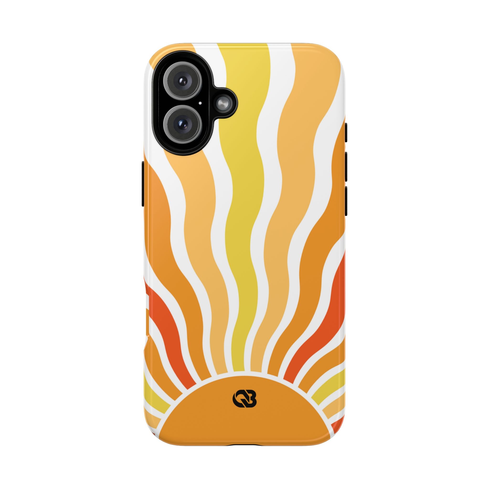 Amber Solar Waves · Tough Phone Case for iPhone