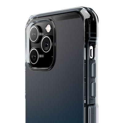 Abyssal Midnight · Clear Impact Magnetic Phone Case for iPhone · Blue