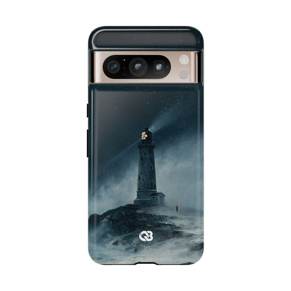 Nordic Coastal Beacon · Tough Phone Case for Pixel ·  Blue