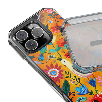 Farverige Fugle Bloom iPhone 16 Pro Cover - Impact