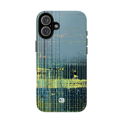 Acid Raster Circuit · Tough Phone Case for iPhone · Teal