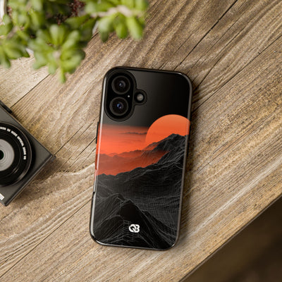 Solar Ridge Mesh · Tough Phone Case for iPhone · Black