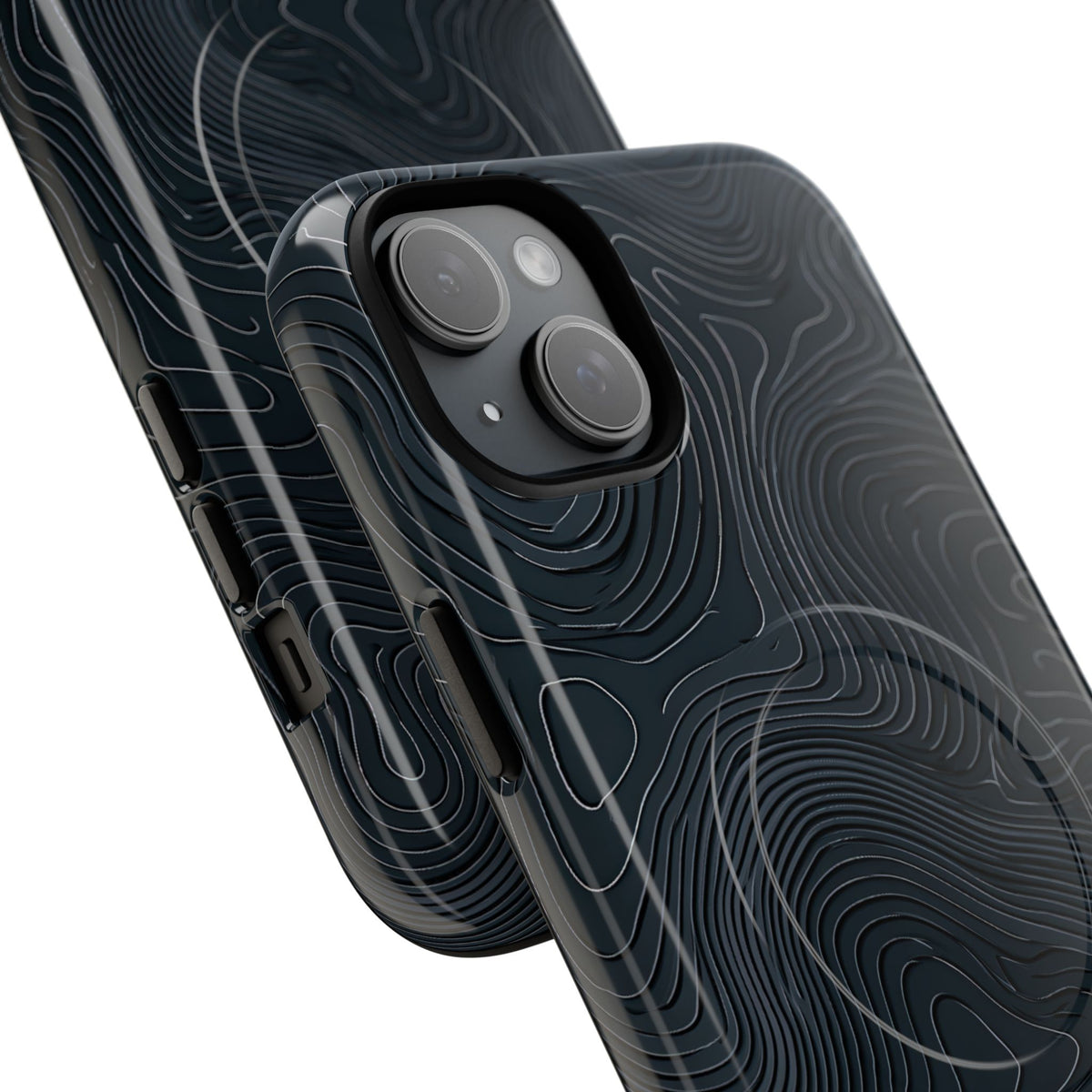 Obsidian Elevation · Tough 2.0 Magnetic Phone Case for iPhone · Black