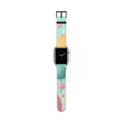 Pastel Circles Flow - Watch Band