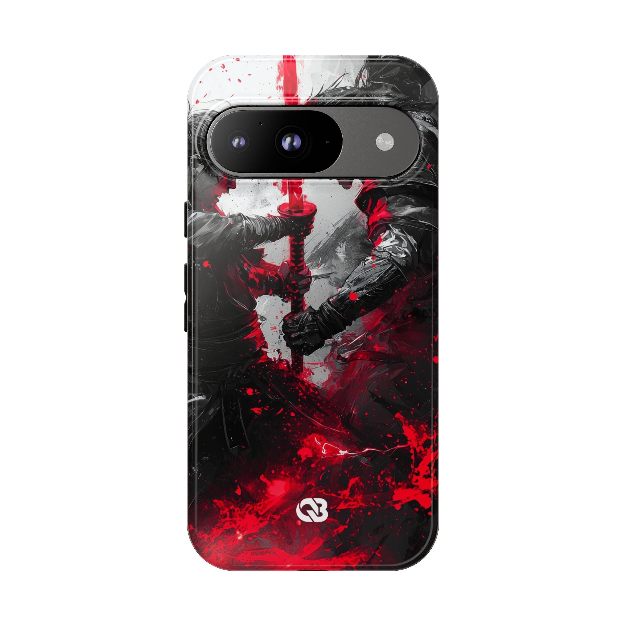 Shattered Crimson Duel · Tough Phone Case for Google Pixel
