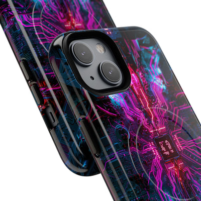 Neural Circuit Core · Tough 2.0 Magnetic Phone Case for iPhone · Black