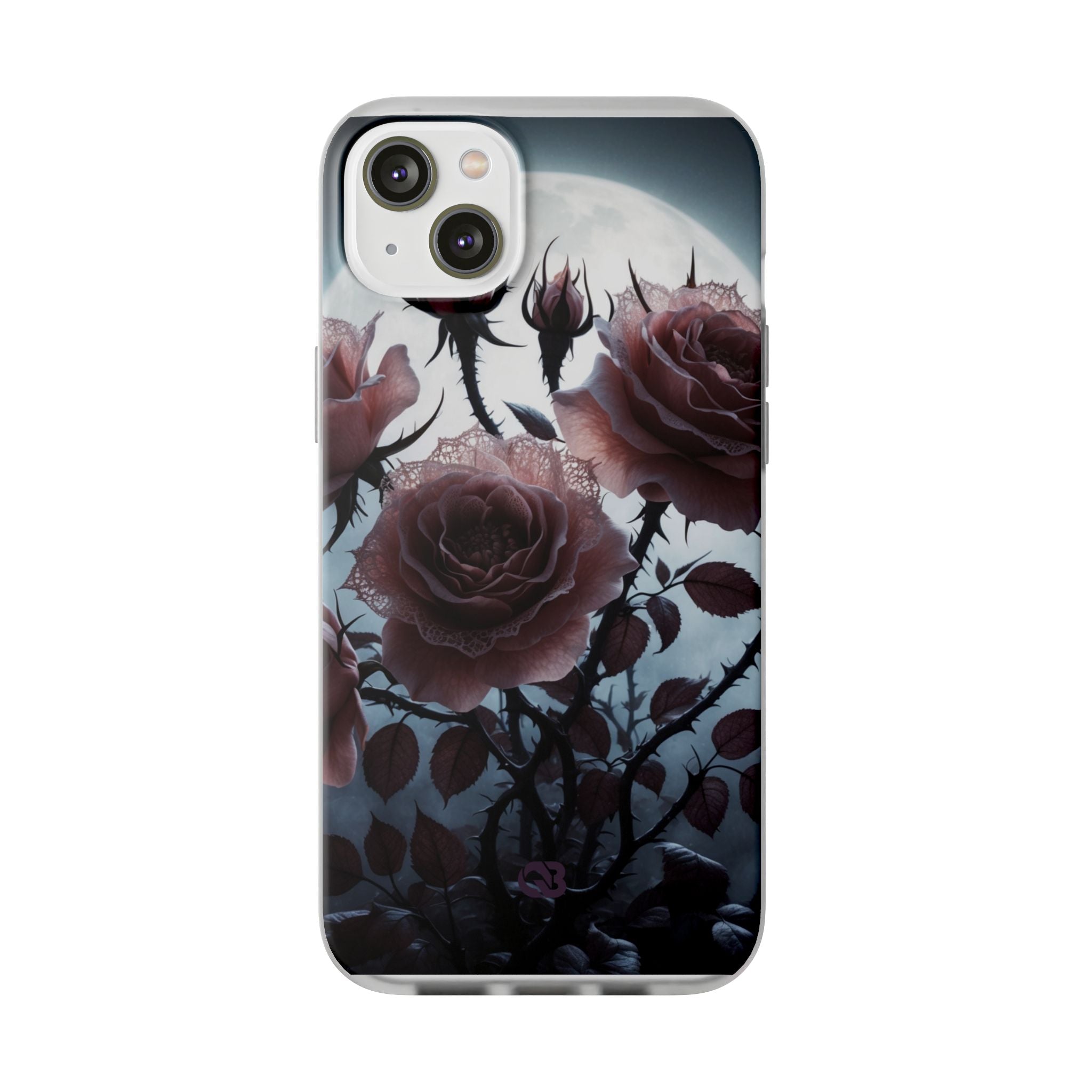 Lunar Lace Petals · Soft Coque de téléphone pour iPhone