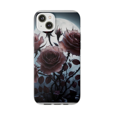 Lunar Lace Petals · Soft Coque de téléphone pour iPhone
