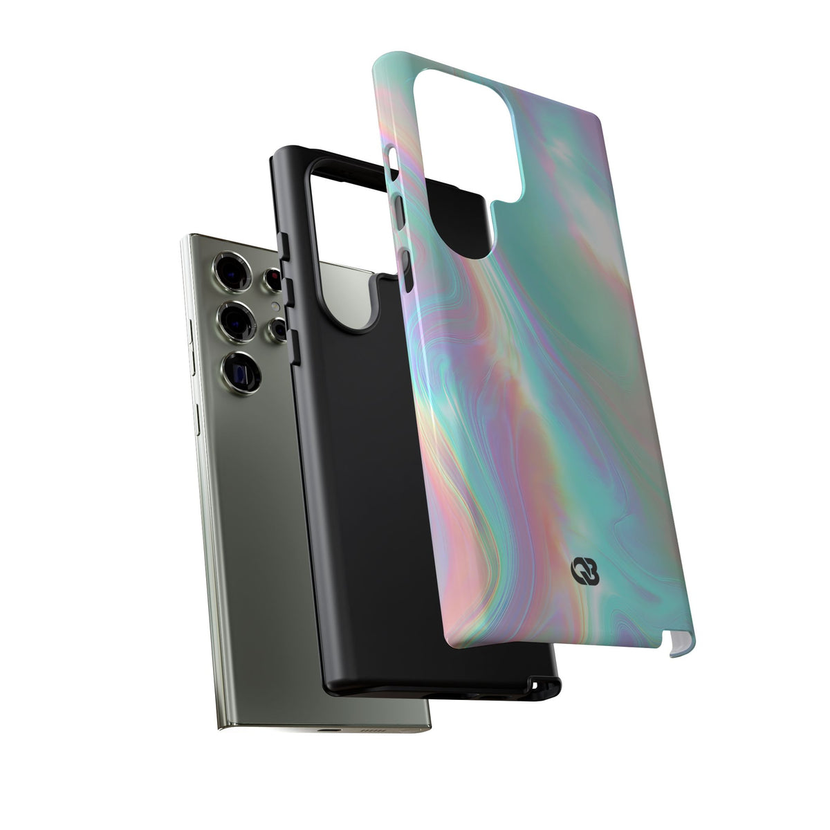 Prismatic Liquid Light · Tough Phone Case for Samsung · Teal