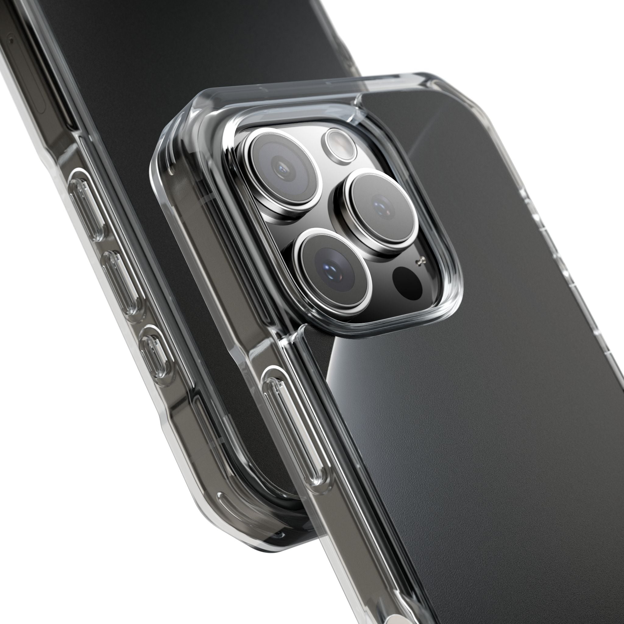 Black Impact MagSafe Phone Case for iPhone - Obsidian Lunar Arch