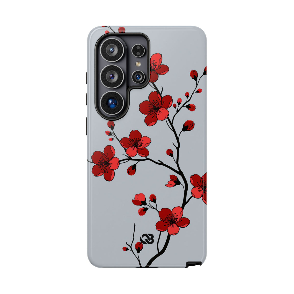 Scarlet Plum Blossom · Tough Phone Case for Samsung · Red