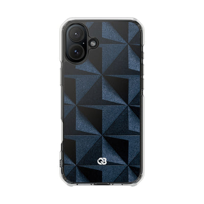 Blue Impact MagSafe Phone Case for iPhone - Indigo Basalt Facets