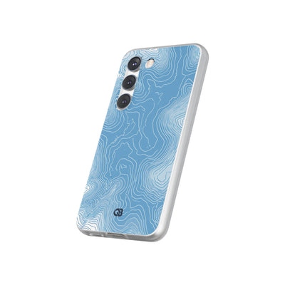 Blue Lite Phone Case for Samsung - Glacial Ridge Topo