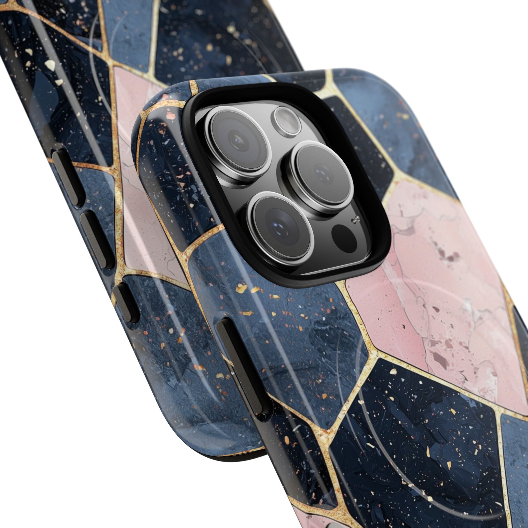 Golden Mosaic iPhone 16 Pro Case - Tough+ - CASE•BOB