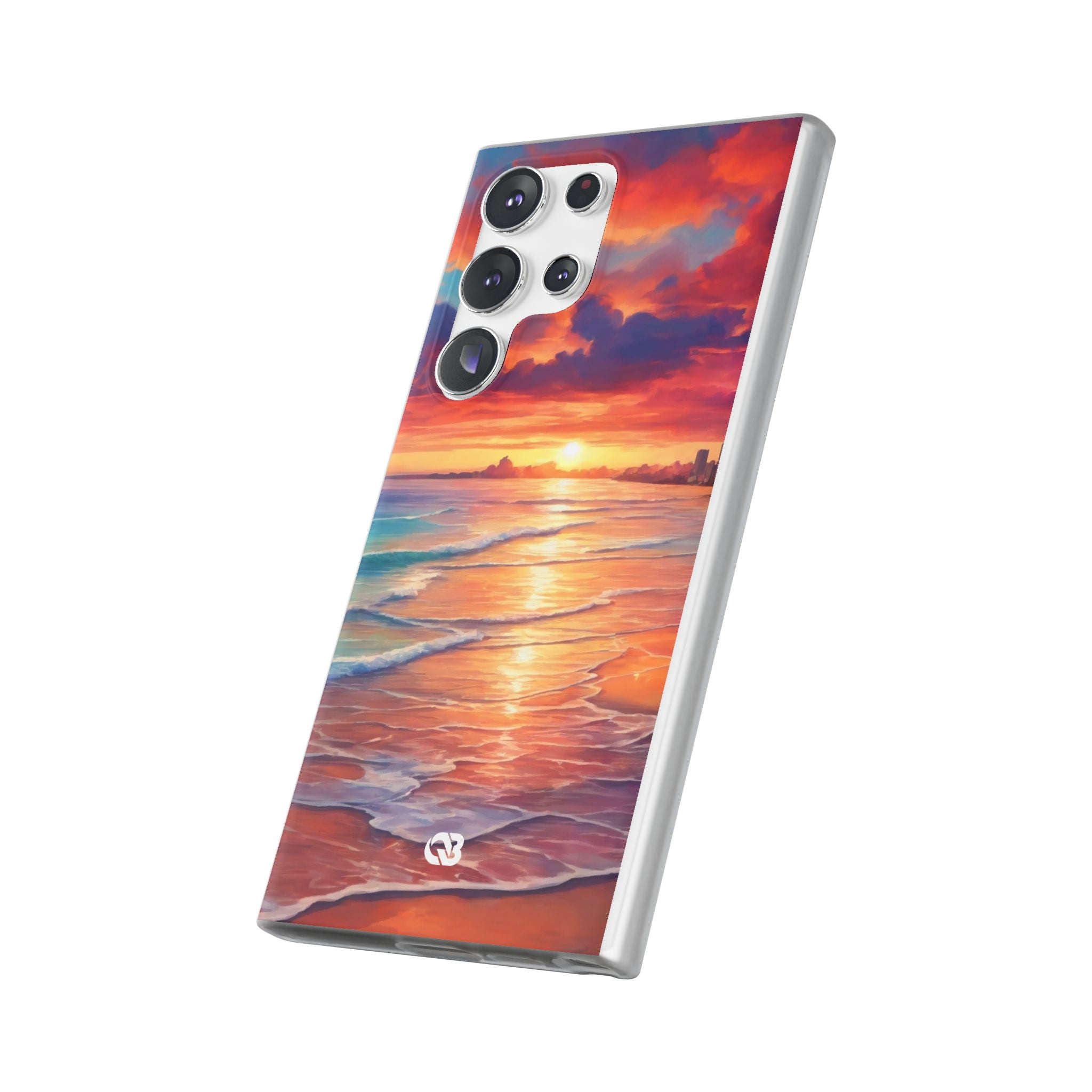 Crimson Shore Horizon · Soft Handyhülle für Samsung