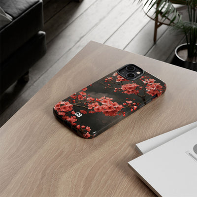Dark Sakura Nocturne · Tough Phone Case for iPhone · Black