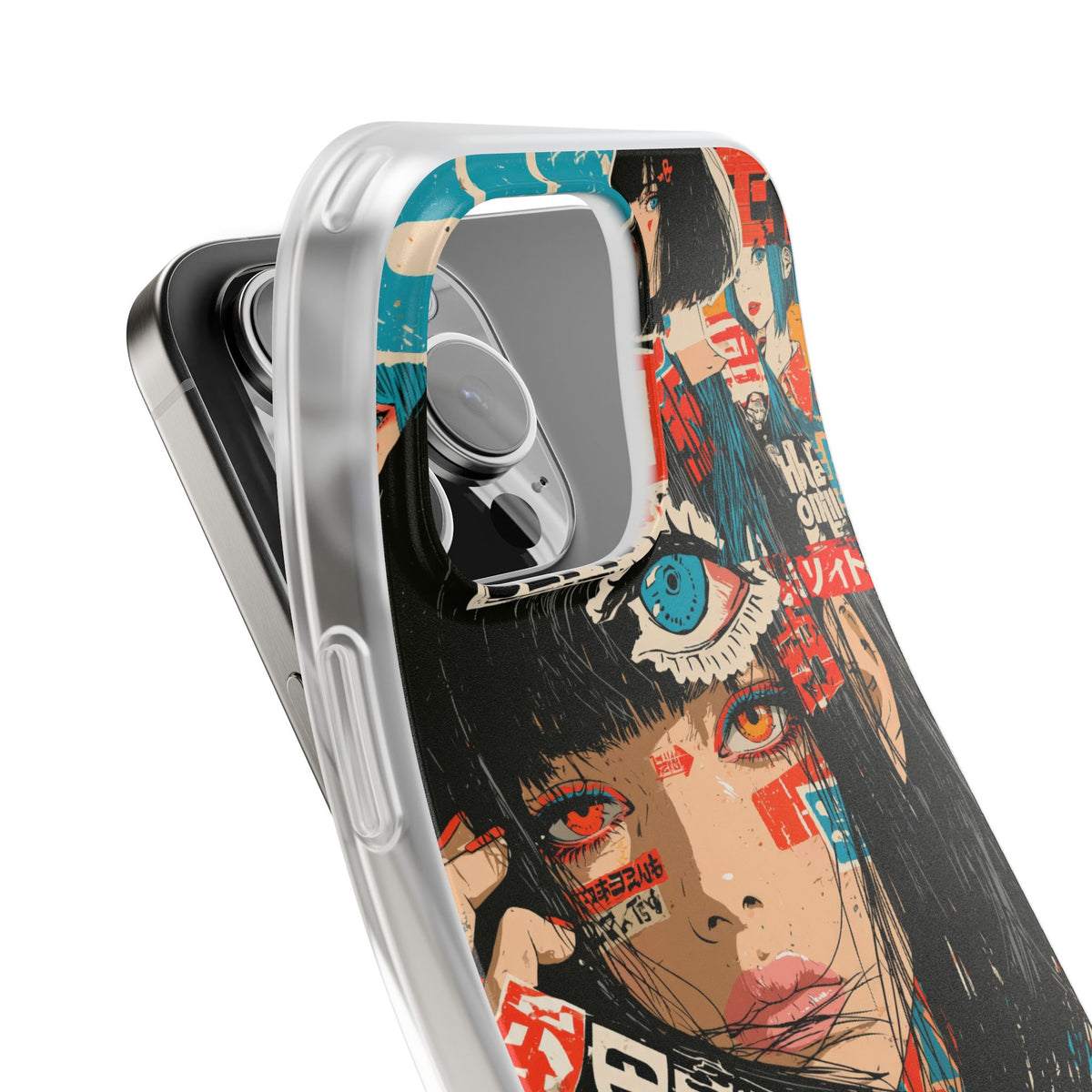 Shibuya Street Collage · Lite Phone Case for iPhone ·  Red