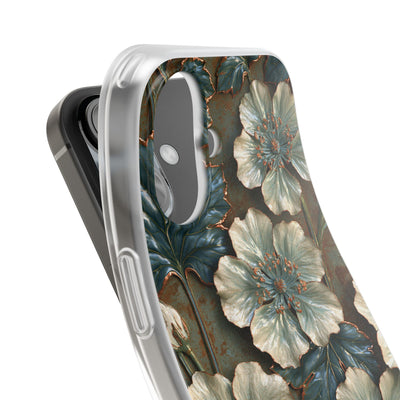 Gilded Blossom Reverie · Lite Phone Case for iPhone ·  Teal