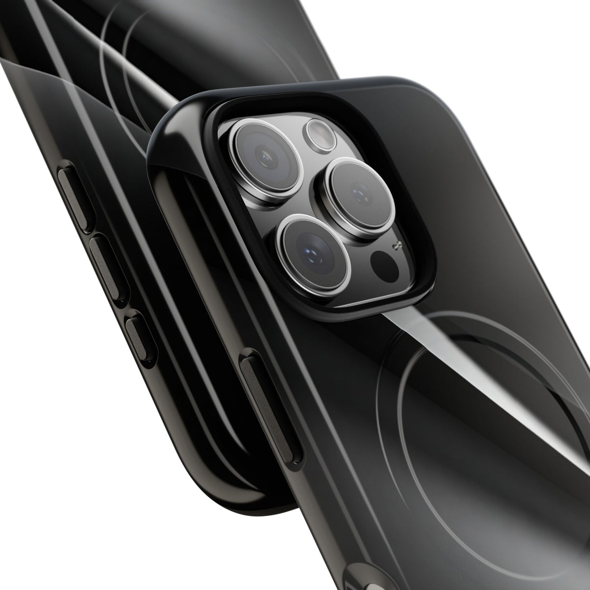 Obsidian Ridge · Tough 2.0 Magnetic Phone Case for iPhone · Black