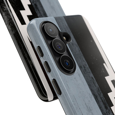 Grey Tough Phone Case for Samsung - Industrial Concrete Void