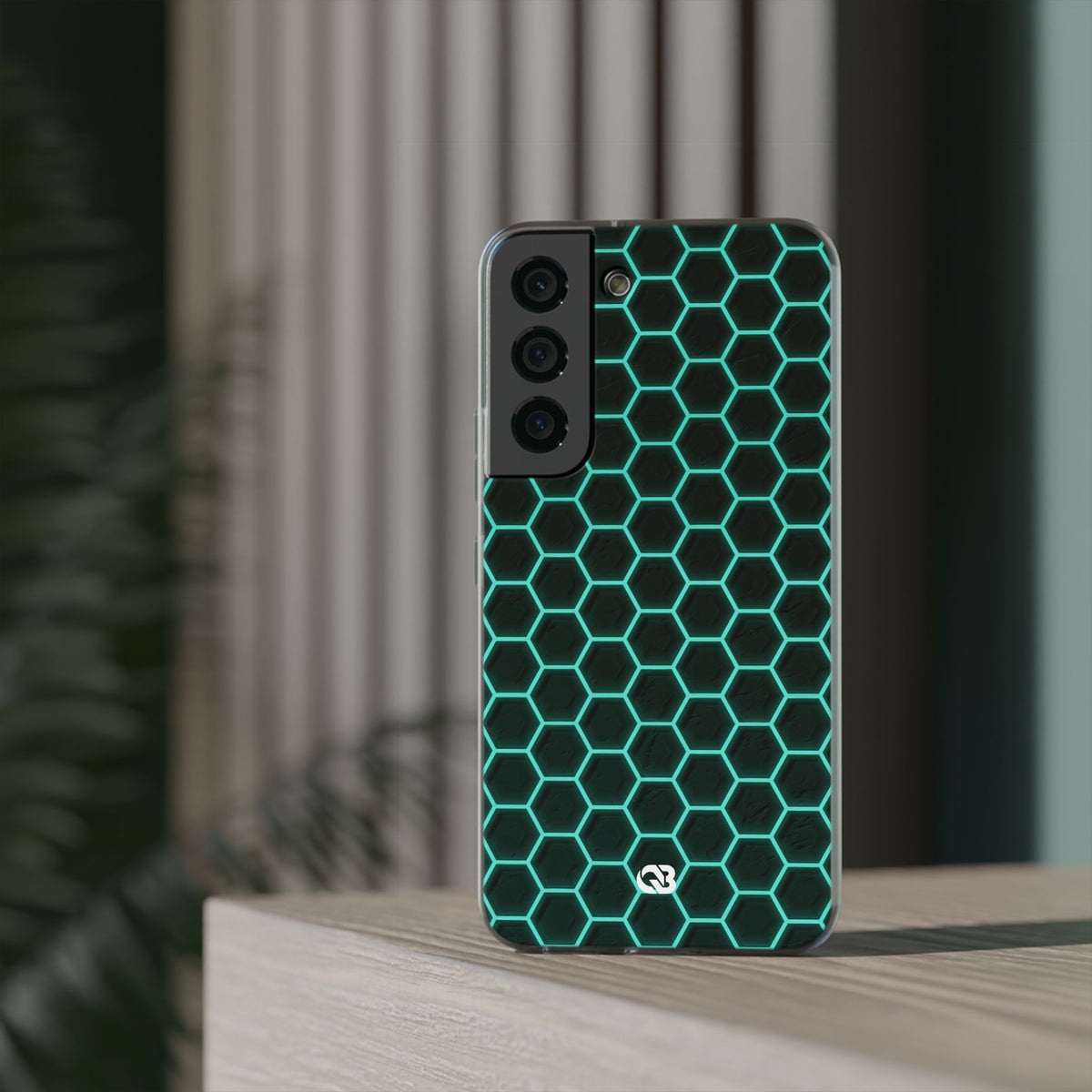 Neon Hex Spectrum · Lite Phone Case for Samsung · Teal