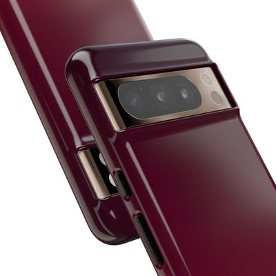 Red Tough Phone Case for Google Pixel - Deep Sangria Gradient