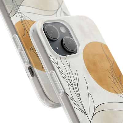 Burnt Horizon Lines · Soft Phone Case for iPhone